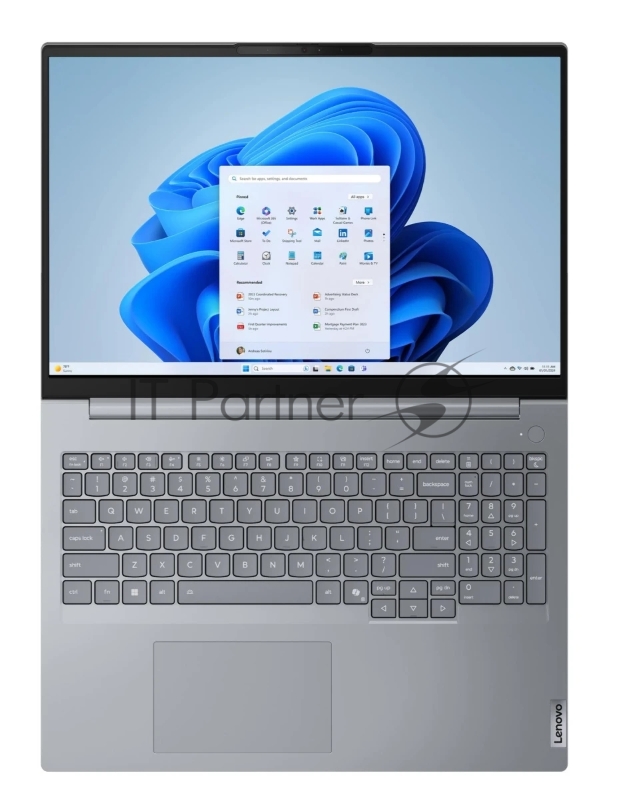 Ноутбук Lenovo ThinkBook 16 G8 IRL Intel Core 7 240H 2500MHz/16/1920x1200/32GB/512GB SSD/Intel Graphics/Wi-Fi/Bluetooth/Без ОС (21SH0031UE_32) Grey
