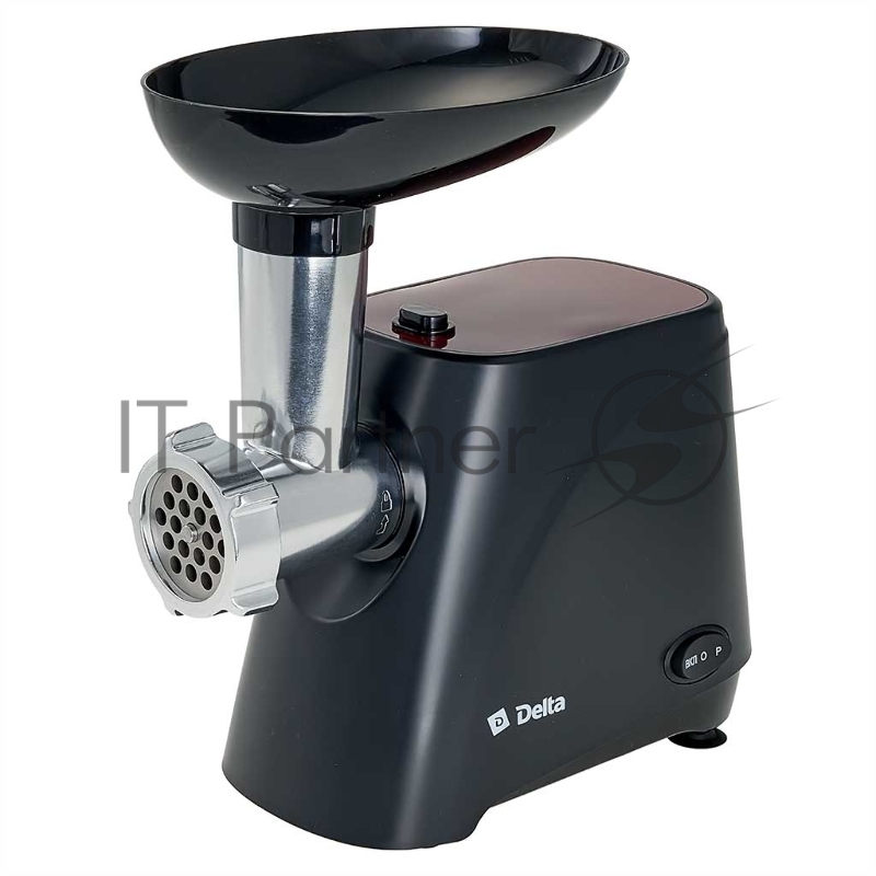 Мясорубка DELTA DL-6106M черный с красным