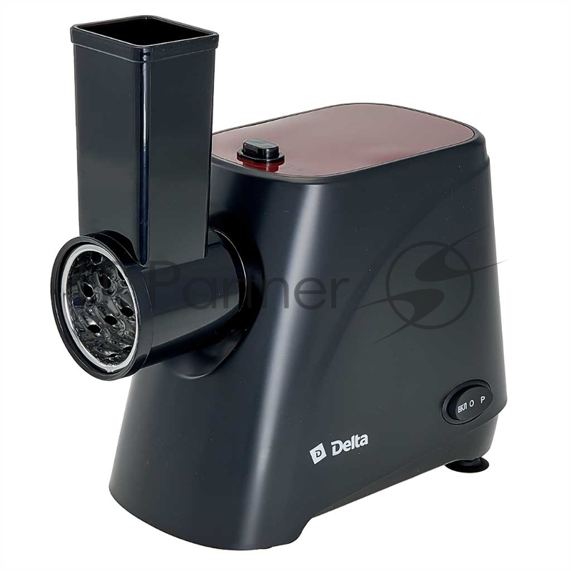 Мясорубка DELTA DL-6106M черный с красным