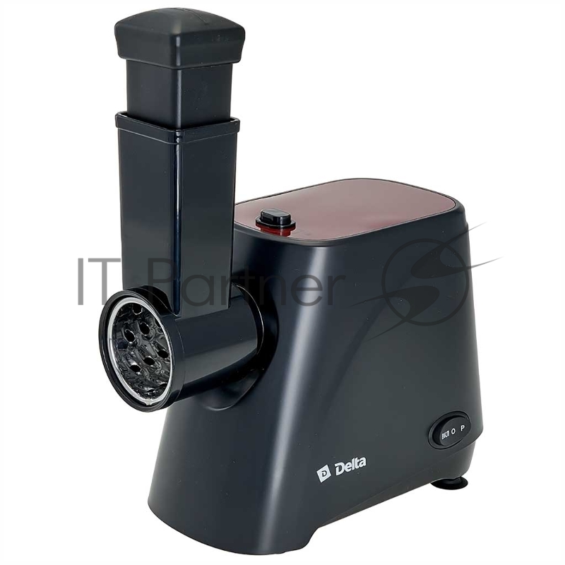 Мясорубка DELTA DL-6106M черный с красным