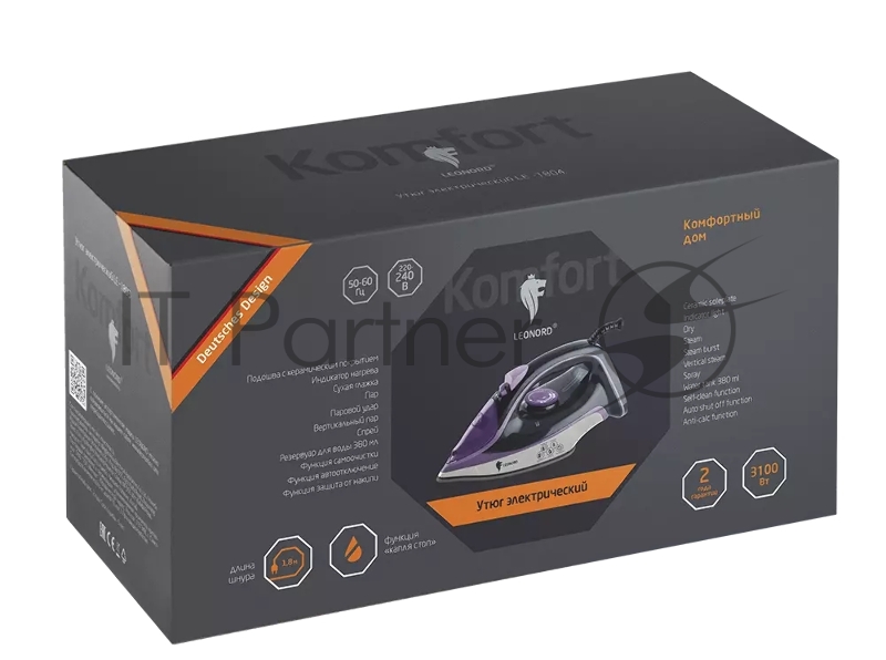 Утюг LEONORD LE-1804 фиолетовый