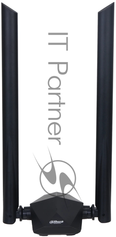 Сетевой адаптер Dahua DH-NC1800 /Wi-Fi 802.11ax/2.4 ГГц до 574 Мбит.с + 5 ГГц до 1201 Мбит.с/2 антенны/USB 3.0/черный (DH-NC1800)