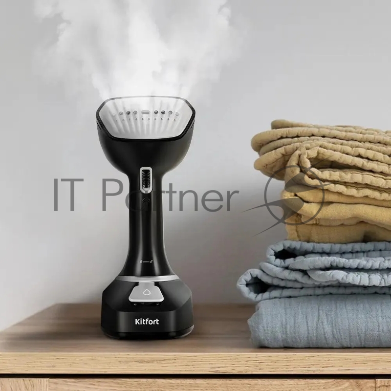 Отпариватель ручной Kitfort КТ-9207 1700Вт черный/серебристый