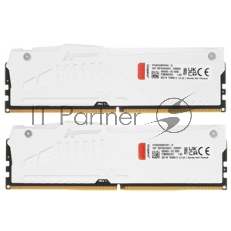 Память DDR5 2x16GB 6400MHz Kingston KF564C32BWEAK2-32 Fury Beast RGB RTL Gaming PC5-51200 CL32 DIMM 288-pin 1.4В kit dual rank с радиатором Ret