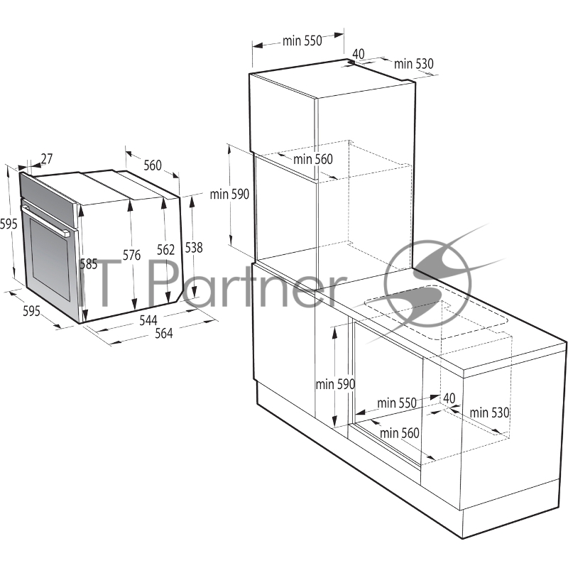 Духовой шкаф Gorenje BPSA6747DGWI