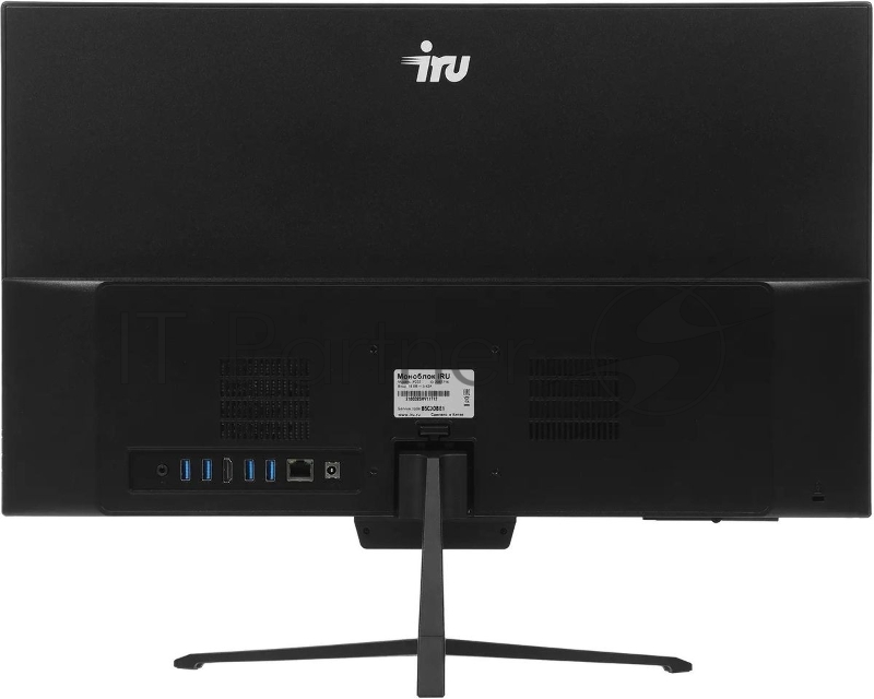 Моноблок IRU P233 23.8 Full HD i3 1220P (3.3) 16Gb SSD512Gb CR без ОС GbitEth WiFi BT 90W Cam черный 1920x1080