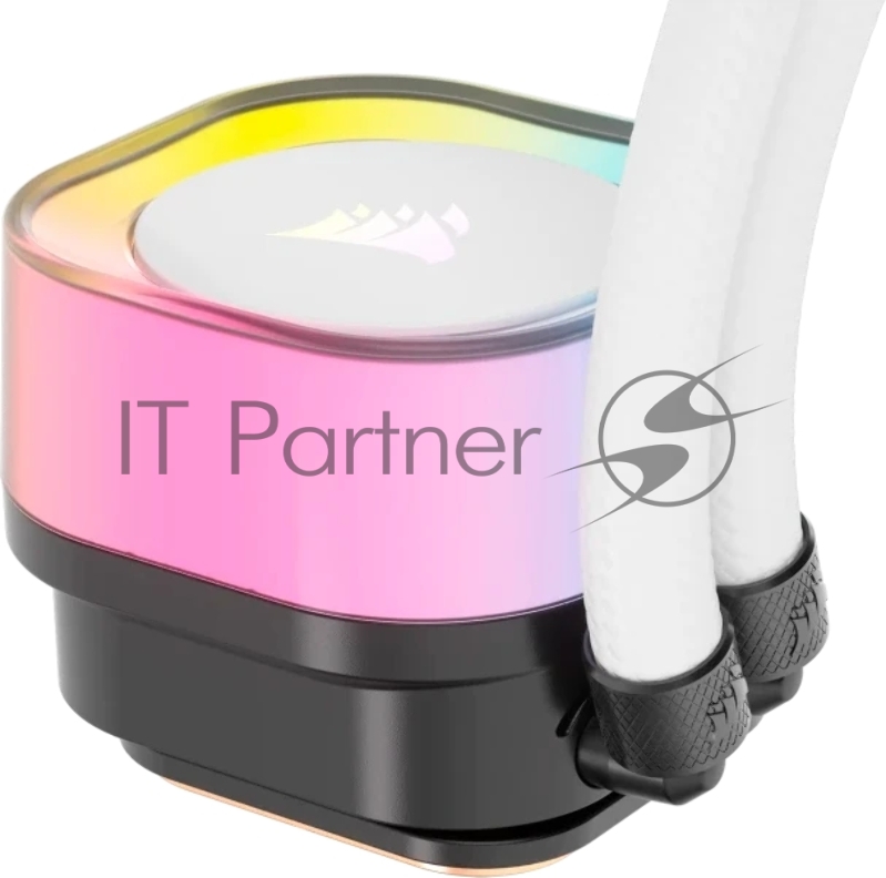 Система жидкостного охлаждения Corsair iCUE LINK H150i RGB (360mm, White, RGB/ Fans: 3x120mm, 63.1CFM, 37dBA, 2400RPM/Rad thickness 27mm/ S: 1851, 1700, 1200, 115X, AM5, AM4)