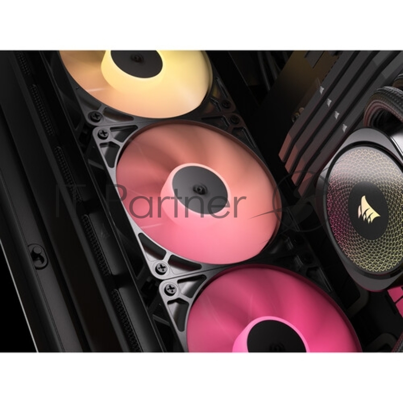 Система жидкостного охлаждения Corsair NAUTILUS 360 ARGB (360mm, Black, ARGB/ Fans: 3x120mm, 72.8CFM, 36dBA, 1700RPM/ S: 1851, 1700, AM5, AM4)