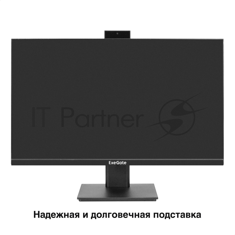 Монитор со встроенной веб-камерой и аудио выходом 27 WQHD ExeGate SuperView EA2700C (IPS LED Grade A+, 2560x1440@75Гц (WQHD), 16:9, 250cd/m2, 1000:1, 178°/178°, 5ms, HDMI2.0, DisplayPort, USB, audio-out, FHD веб-камера 2MP, микрофон, Flicker-free, Fr