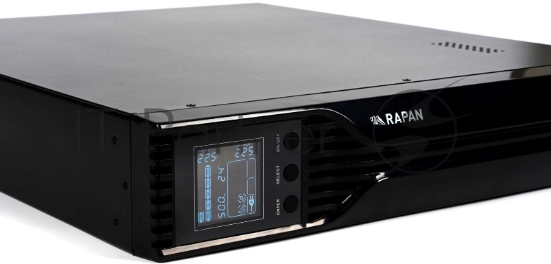 Источник бесперебойного питания ИБП Бастион RAPAN-UPS 2000 RACK+4x9Ah (1400 Вт, Line-interactive, встроенные АКБ 4 шт.x 9Ah){8959}