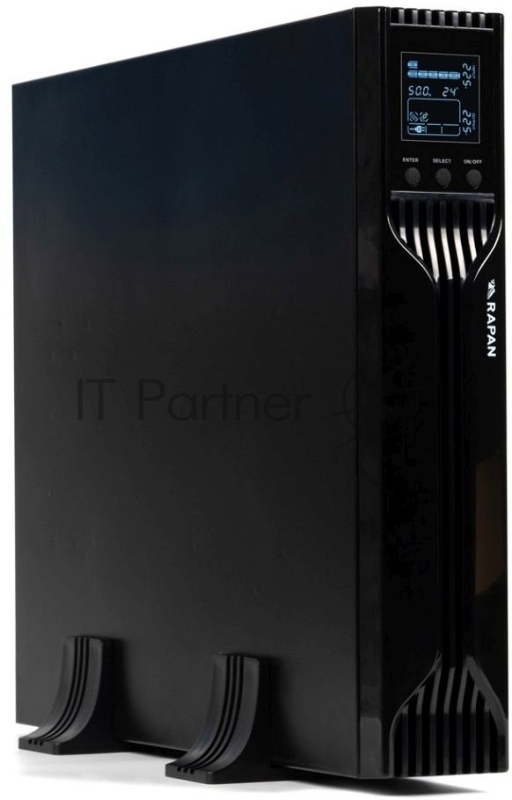 Источник бесперебойного питания ИБП Бастион RAPAN-UPS 3000 RACK+4x9Ah (2100 Вт, Line-interactive, встроенные АКБ 6 шт.x 9Ah) {8960}