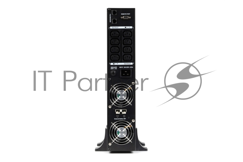 Источник бесперебойного питания ИБП Бастион RAPAN-UPS 3000 RACK+4x9Ah (2100 Вт, Line-interactive, встроенные АКБ 6 шт.x 9Ah) {8960}