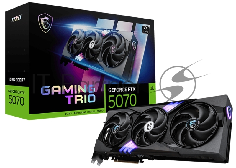 Видеокарта MSI GeForce RTX 5070 12G GAMING TRIO