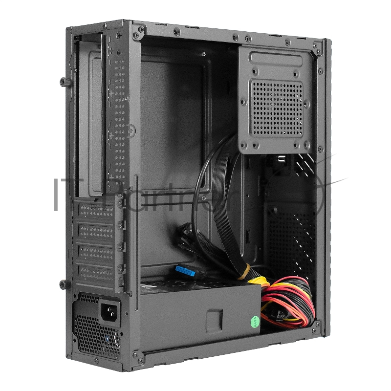 Корпус Desktop ExeGate MI-302U-400 (mATX/mini-ITX, TPS400 8см, 1*USB+1*USB3.0, HD аудио, черный)