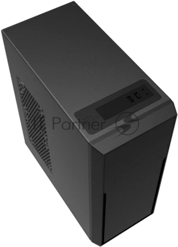 Корпус без блока питания Foxline FL-302, ATX, 2x5.25EXT, 1x3.5EXT, 4x3.5INT, 2xUSB2.0, HDA, w/o FAN, w/o PSU, NO pwr cord