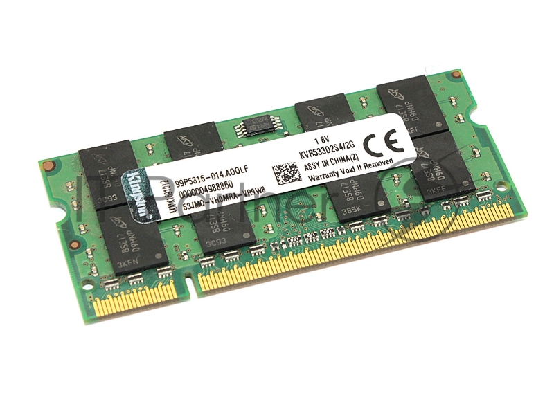 Модуль памяти Kingston SODIMM DDR2 2ГБ 533 MHz PC2-4200