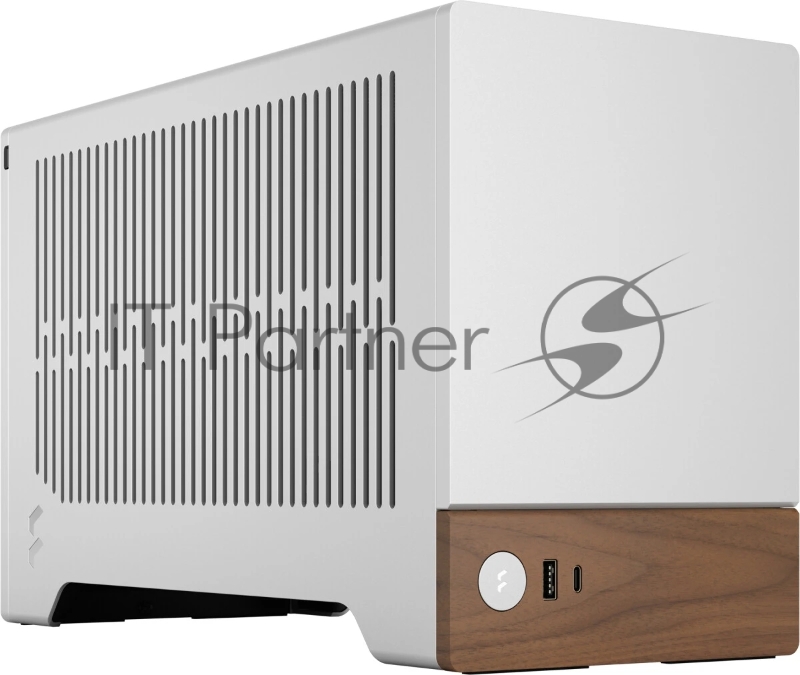 Корпус без блока питания Fractal Design Terra, Mini-Tower, no fans, 1xUSB-A 3.0 + 1xUSB 3.2 Type-C, SFX PSU Support, mITX Silver