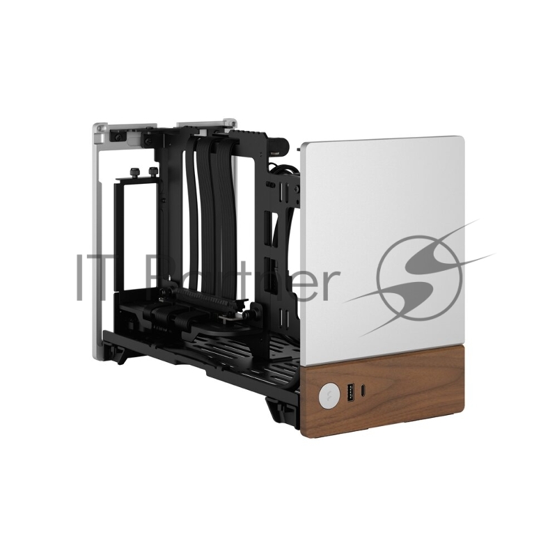 Корпус без блока питания Fractal Design Terra, Mini-Tower, no fans, 1xUSB-A 3.0 + 1xUSB 3.2 Type-C, SFX PSU Support, mITX Silver