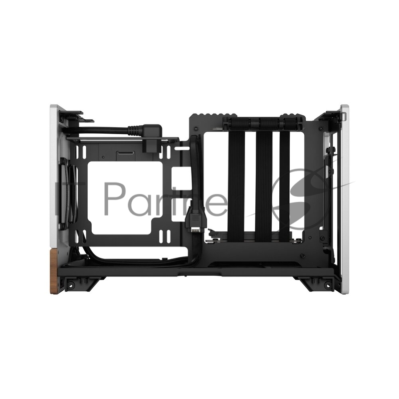 Корпус без блока питания Fractal Design Terra, Mini-Tower, no fans, 1xUSB-A 3.0 + 1xUSB 3.2 Type-C, SFX PSU Support, mITX Silver