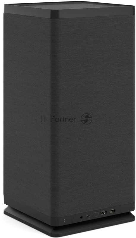 Корпус без блока питания Fractal Design Mood, Mini-Tower, 1x180mm, 2xUSB-A 3.0 + 1xUSB 3.2 Type-C, SFX PSU Support, mITX Black