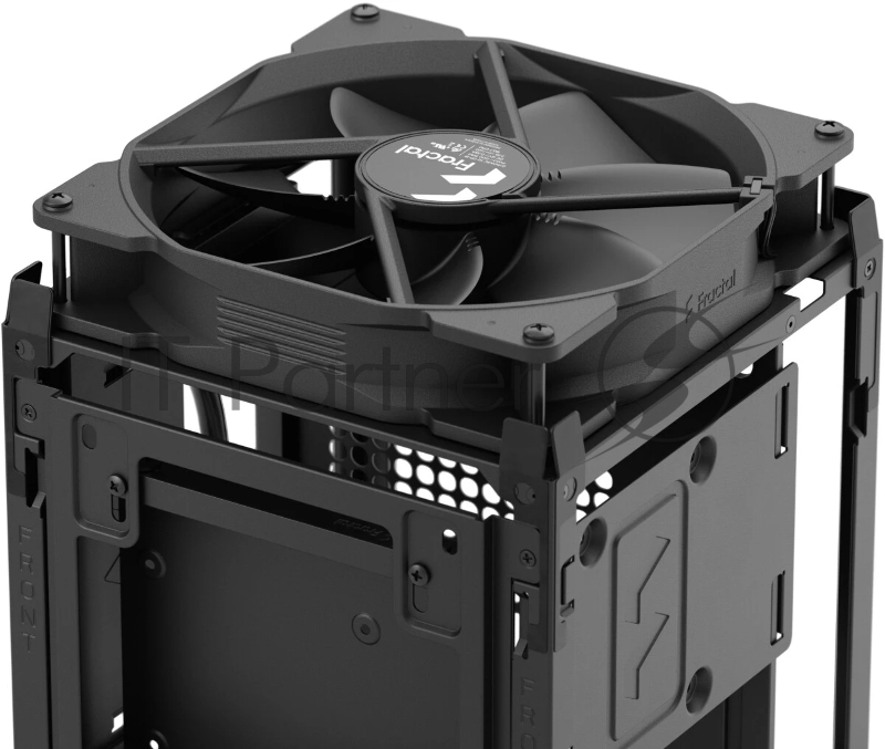 Корпус без блока питания Fractal Design Mood, Mini-Tower, 1x180mm, 2xUSB-A 3.0 + 1xUSB 3.2 Type-C, SFX PSU Support, mITX Black