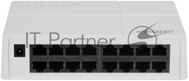 Коммутатор 16-в-1 Dahua DH-SF1016L /16 портов до 100 Мбит.с/коммутация до 3.2 Гбит.с/неуправляемый/Plug & Play/белый (DH-SF1016L)