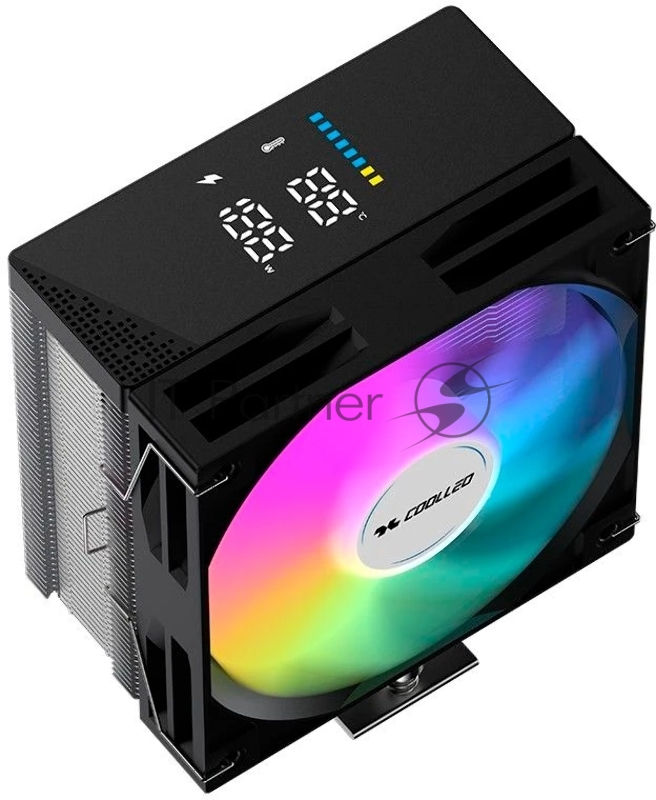 Вентилятор для процессора Coolleo CPU Cooler Etian CL-P50i-DIG-ARGB Intel: LGA 115X/1200/1700/1851 AMD: AM4/AM5 235W TDP