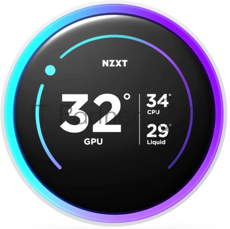 Система жидкостного охлаждения для ПК Water Cooling System NZXT Kraken Elite 360 RGB (270W, 360mm, LED temp., White, RGB/ Fans: 1xF360 RGB Core Fan, 75.12CFM, 30dBA, 2400RPM/ Pump height 65mm, 2800RPM, Rad thickness 27mm/ S: 1851, 1700, 1200, 115X, A