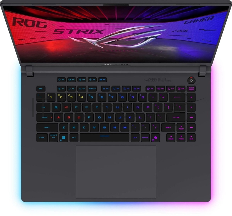 Ноутбук Asus ROG Strix G16 G615JM-RV038 Core i5 13450HX 16Gb SSD512Gb NVIDIA GeForce RTX5060 8Gb 16 IPS FHD+ (1920x1200) без ОС grey WiFi BT Cam (90NR0N61-M001C0)