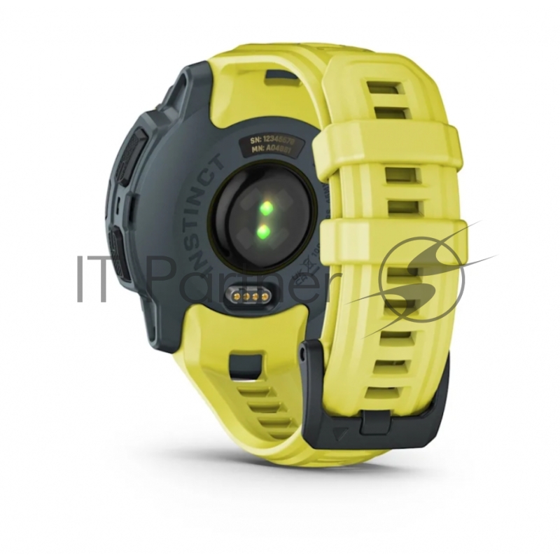 Смарт-часы Garmin Instinct E желтый, желтый ремешок 45мм