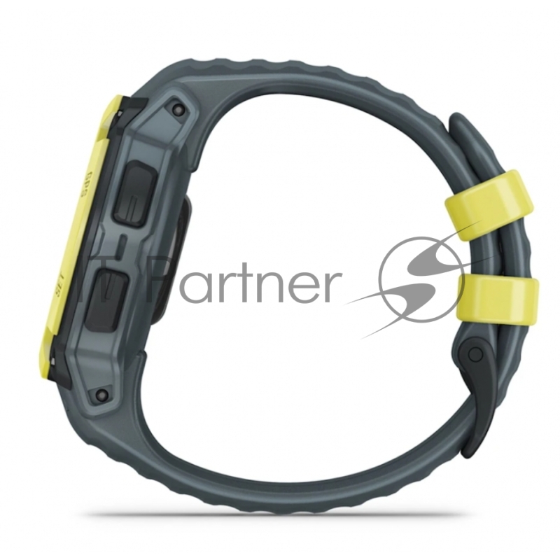Смарт-часы Garmin Instinct E желтый, серый ремешок 40мм