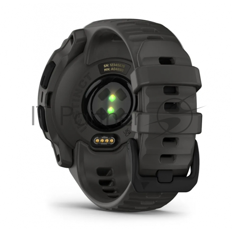 Смарт-часы Garmin Instinct E черный, темно-коричневый ремешок 40мм