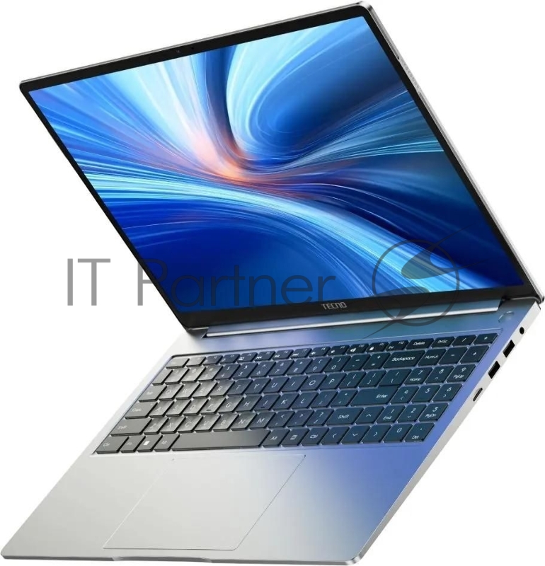 Ноутбук Tecno MegaBook T16 Core i5 13420H 16Gb SSD512Gb Intel UHD Graphics 16 IPS FHD+ (1920x1200) без ОС 64 silver WiFi BT Cam 6460mAh (T16RA-NES0)