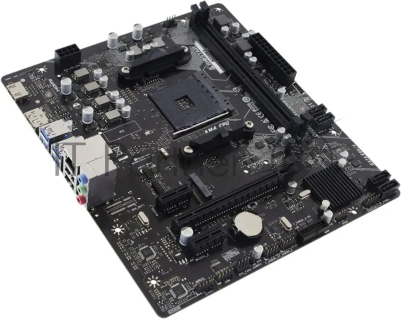 Материнская плата Biostar B550MT Soc-AM4 AMD B550 2xDDR4 mATX AC`97 8ch(7.1) GbLAN RAID+HDMI+DP