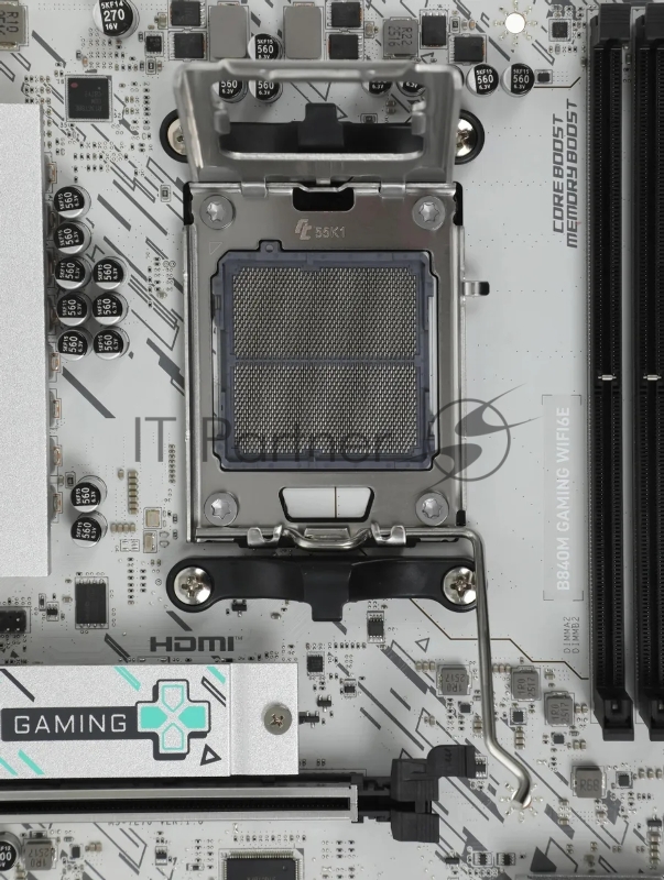 Материнская плата MSI B840M GAMING WIFI6E SocketAM5 AMD B840 2xDDR5 mATX AC`97 8ch(7.1) 2.5Gg RAID+HDMI+DP