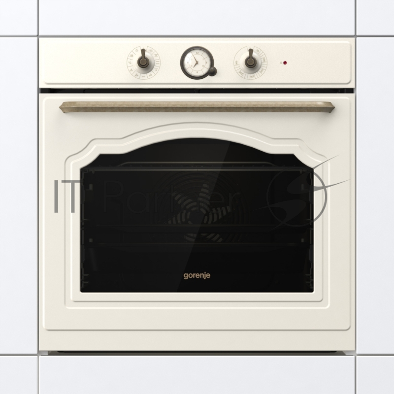 Встраиваемая электрическая духовка GORENJE/ раиваемая электрическая духовка,ширина 60 см,объём 77л,пиролитическая эмаль,слоновая кость
