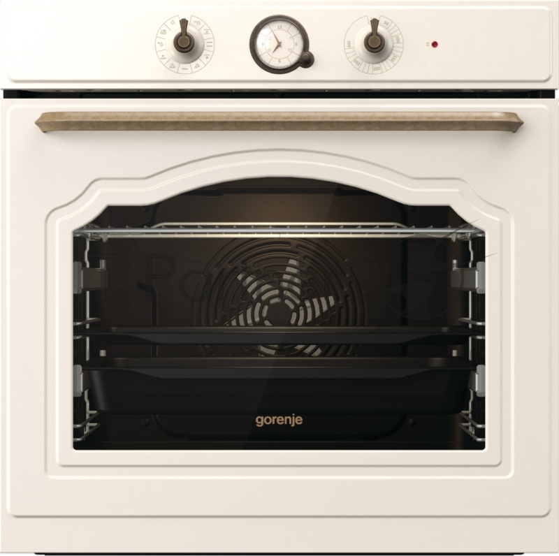 Встраиваемая электрическая духовка GORENJE/ раиваемая электрическая духовка,ширина 60 см,объём 77л,пиролитическая эмаль,слоновая кость