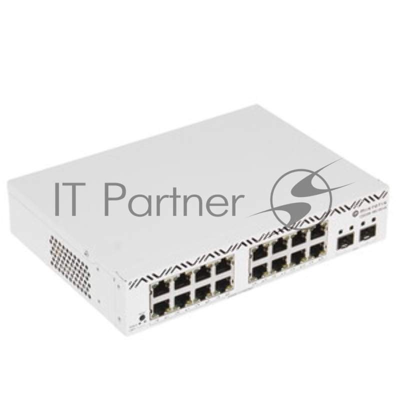 Коммутатор на 16 гигабитных портов и 2 SFP+ Mikrotik CSS318-16G-2S+IN