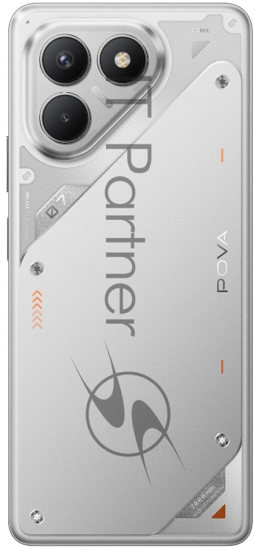 Смартфон Tecno POVA 7 Neo 8/256Gb, серебристый
