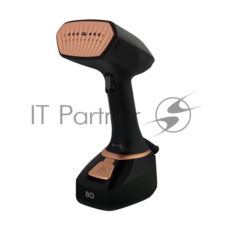 Ручной отпариватель BQ SG1006H Black-golden, Мощность 1700 Ватт, 2 в 1. Отпаривание и глажка, 2 режима подачи пара, Для всех типов ткани, Вертикальное и горизонтальное отпаривание, Сухая глажка, Резервуар для воды 280 мл, Постоянный пар до 25 г/мин,