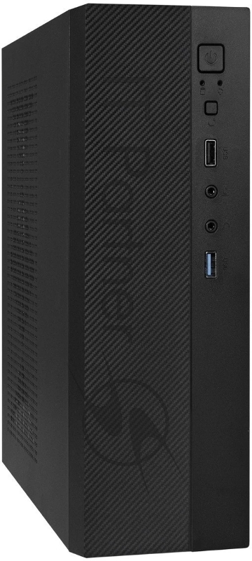 Компьютерный корпус Desktop ExeGate MI-301U-300 (mATX/mini-ITX, 1U-F300S 4см, 1*USB+1*USB3.0, аудио, черный)