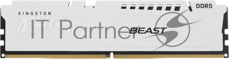 Модуль памяти Kingston FURY Beast White EXPO CL32 DDR5 DIMM 32Gb PC51200, 6400Mhz, (Kit of 2) (KF564C32BWEK2-32)