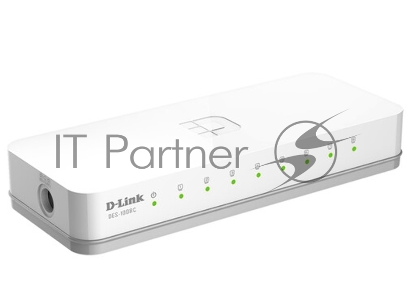 Коммутатор D-Link DES-1008C Коммутатор, 8x100Base-TX, корпус пластик