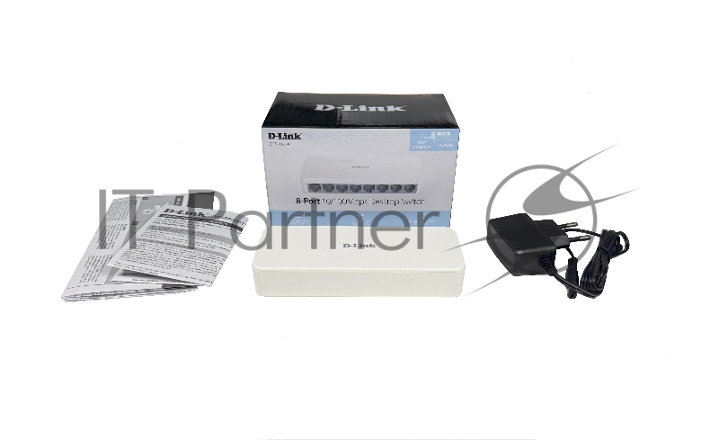 Коммутатор D-Link DES-1008C Коммутатор, 8x100Base-TX, корпус пластик