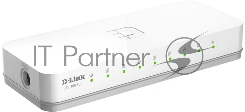 Коммутатор D-Link DES-1008C Коммутатор, 8x100Base-TX, корпус пластик
