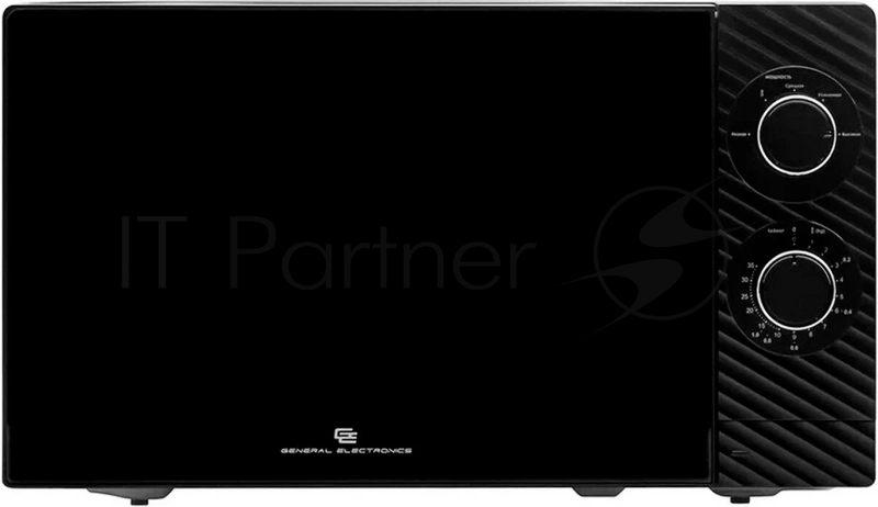 Микроволновая печь General Electronics 20L SOLO черная GE-MS120B 700W
