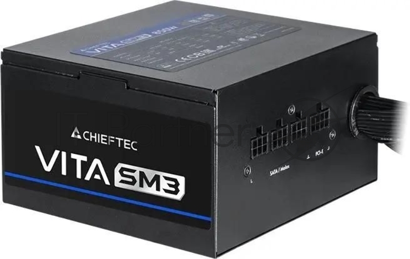 Блок питания Chieftec Vita SM3 BPX-750-C (ATX 3.1, 750W, 80 PLUS BRONZE, Active PFC, 120mm fan, Semi-modular Cable Management) Retail