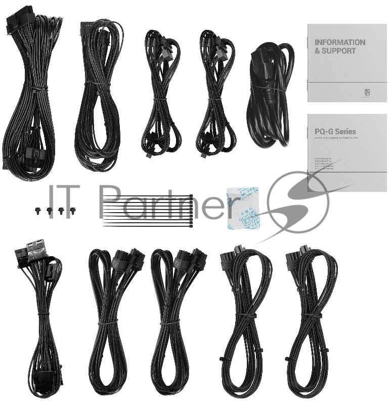 Блок питания Deepcool / GamerStorm PQ750G (ATX 3.1, 750W, Full Cable Management, PWM 120mm fan, 80+ GOLD, Active PFC + Half Bridge + DC/DC, Full Japanese Capasitors, Gen5 PCIe) RET