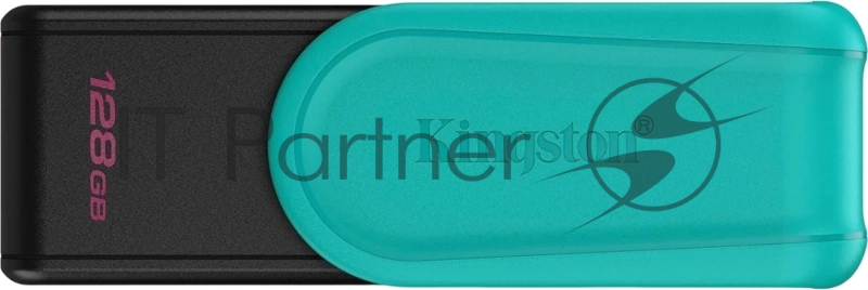 Флеш Диск Kingston 128GB DataTraveler Exodia S DTXS/128GB USB3.0 бирюзовый/черный