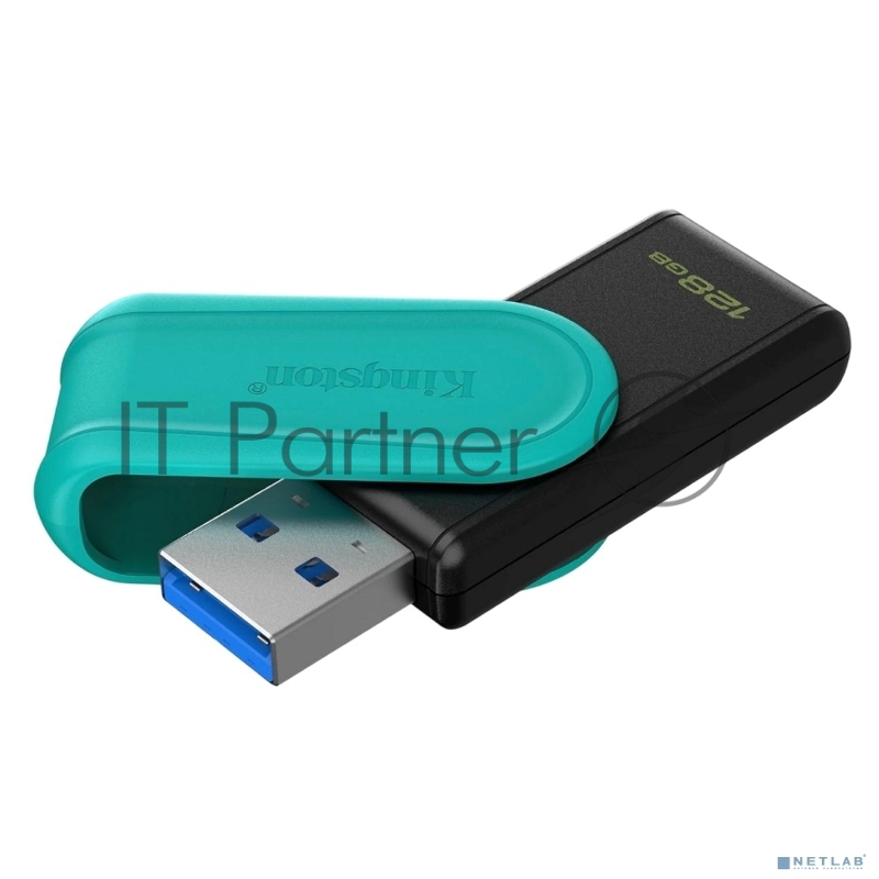 Флеш Диск Kingston 128GB DataTraveler Exodia S DTXS/128GB USB3.0 бирюзовый/черный
